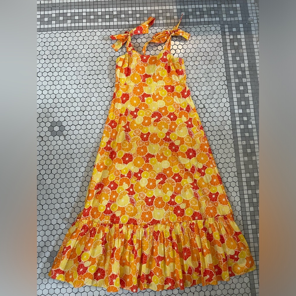 NWT Never Fully Dressed Citrus Slice Dress Size 6 Summer Teacher Vacation Beach